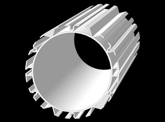 алюминевый профиль для светильников ПИТ-П.D120